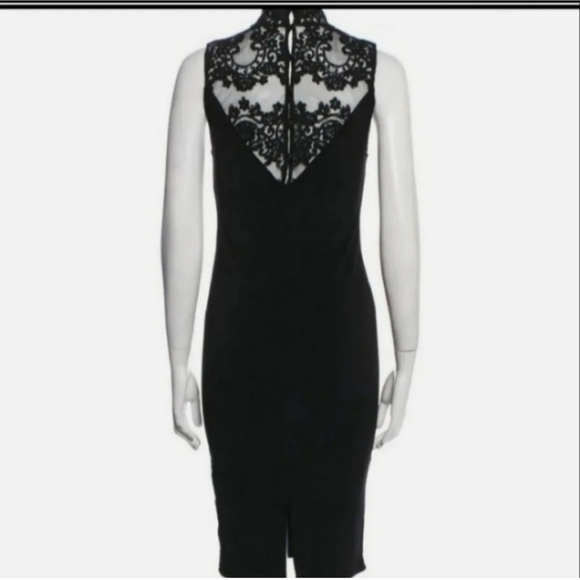 Alice + Olivia Lace Mock Neck Sleeveless Dress Size 6. - Picture 5 of 11